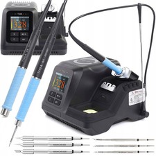 PROFESSIONALE Stazione saldante AIXUN T320 set 2 manici (C210, C245) + 6 punte