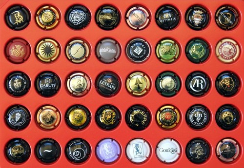 Lotto capsule spumante - lotto, (k7)