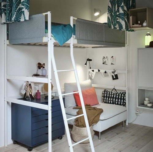 Letto soppalco ikea - letto, vitval