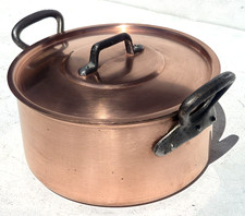 Pentola vintage in rame da 8,1