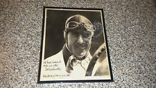FOTO TAZIO NUVOLARI DEL 1934 ORIGINALE 28x23,3 cm CON DEDICA E FIRMA(SIGNED)