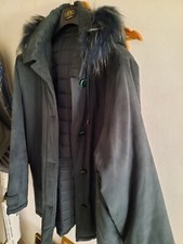 PARKA DONNA giubbotto giaccone invernale con pelliccia sul collo