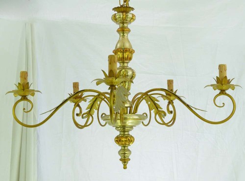 Lampadario barocco art - lampadario, art.410