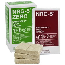 NRG-5 + NRG-5 ZERO Set 2x 500g Cibo di Emergenza Cibo di Emergenza Esterno Razione di Emergenza