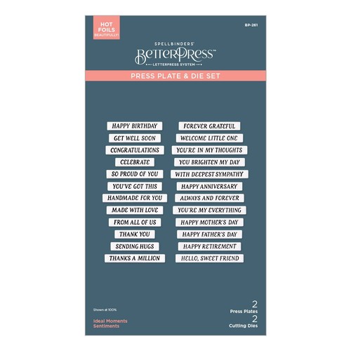 Spellbinders betterpress set - spellbinders,