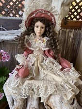 Vintage Porcelain Doll -