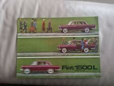 FIAT 1500 L DEPLIANT