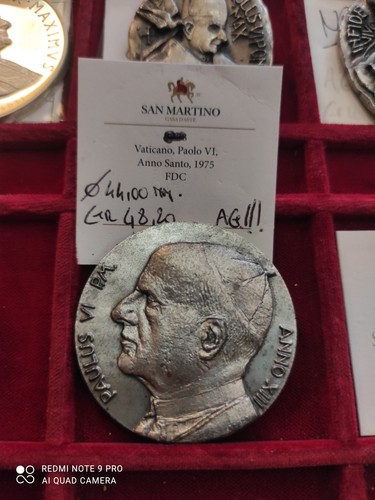 Medaglia vaticano anno - , santo