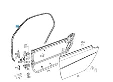 1x GUARNIZIONE PORTA DX/SX