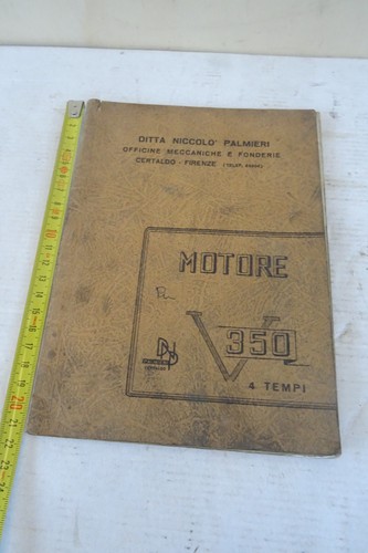 Manuale motore palmieri v350 - motore,