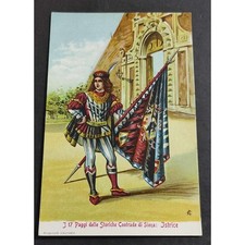 Cartolina 17 Paggi delle Storiche Contrade di Siena - Istrice