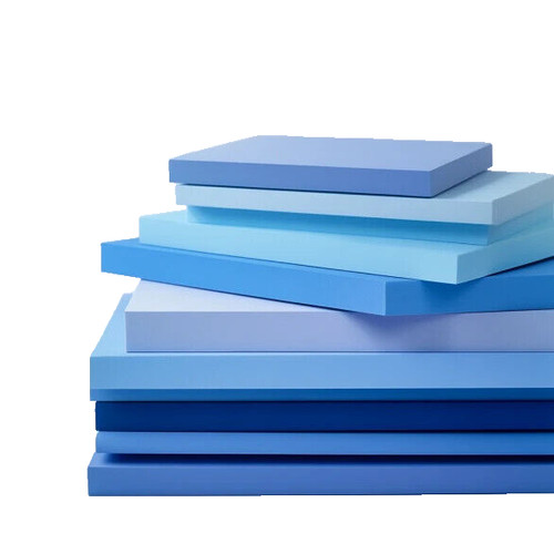 Schiuma per tappezzeria blu