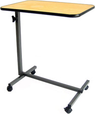 - Tavolino serviletto per pazienti allettati, con struttura in acciaio e pannell