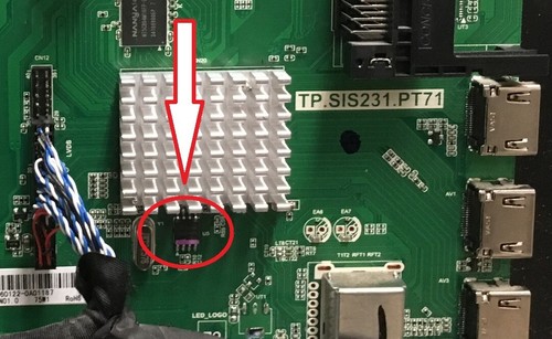 Mémoire spi 25q64 haier - spi, tv