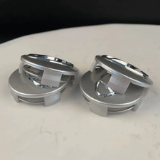 4 Tappi Coprimozzo Argento Borchie 60mm Compatibili Hyundai Tucson Santafè Kona