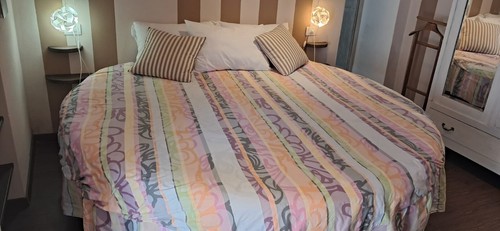 Letto matrimoniale rotondo - letto,