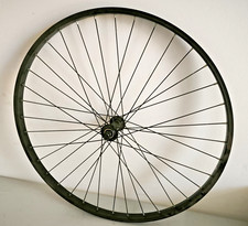 Ruota anteriore bicicletta mtb 27.5 alluminio nero mozzo alluminio c/ bloccaggio