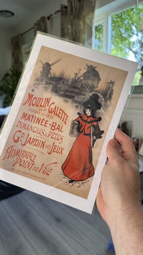 Poster cabaret moulin la - moulin,