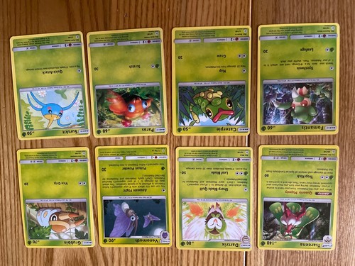 Carte pokemon tipo erba varie - carte,