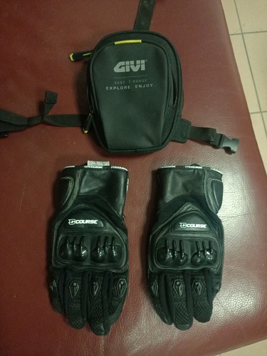 Guanti moto course borsello - moto, e