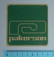ADESIVO VINTAGE STICKER AUTOCOLLANT ANNI '80 PAKERSON 