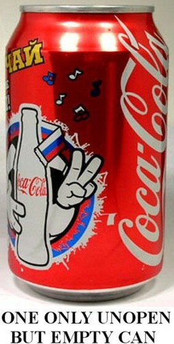 Lattina coca cola russia - coca-cola,