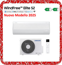 SAMSUNG WINDFREE ELITE S2 CONDIZIONATORE 12000 BTU WIFI 21MILA MICROFORI A+++