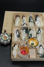 Confezione Di Palline Di Natale Pigne Ecc. DDR E Più Vecchie