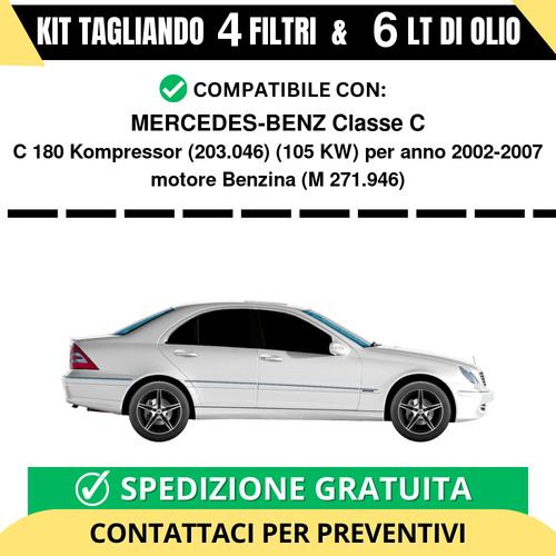 Tagliando per mercedes benz - per, mercedes-benz