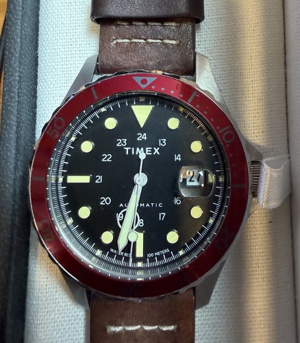 Timex navi automatic black - timex,