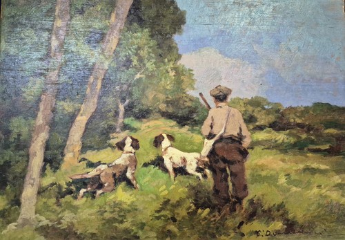Dipinto olio tavola - dipinto, su