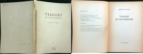 Viaggio contrizione dal - di,