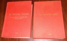 LA PROTESI FISSA + LA PROTESI TOTALE PIZZITUTTI 1963 CANESI ODONTOIATRIA RARI