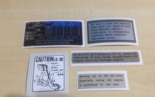 Suzuki 1972 gt380j warning - 1972, "warning