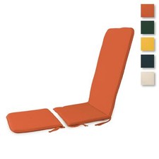 Cuscino per sedia a sdraio da giardino con prolunga Unito mod. Topazio P501