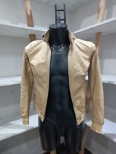 SCOUT giacca in pelle usato donna woman beige Tg M XXR11L