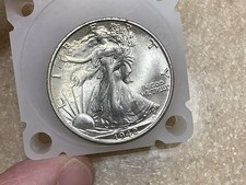1942-S Walking Liberty mezzo argento * dollaro ritirato, vecchio stock * bello 1, da non perdere