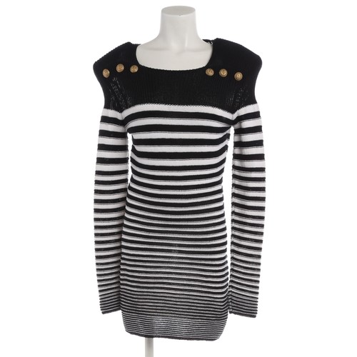 Abito balmain nero bianco - bianco, 38