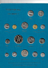 MONETE FAO  COLLEZIONE MONEY 7 FOOD FOR ALL RARA SPL FDC