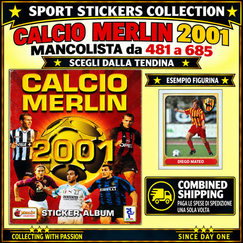 Merlin calcio 2001 nuove - calcio, da