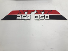 ADESIVI SERBATOIO YAMAHA XT 350 1986 / TANK STICKERS 55V-24240-20