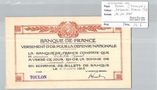 Biglietto Francia - Versamento