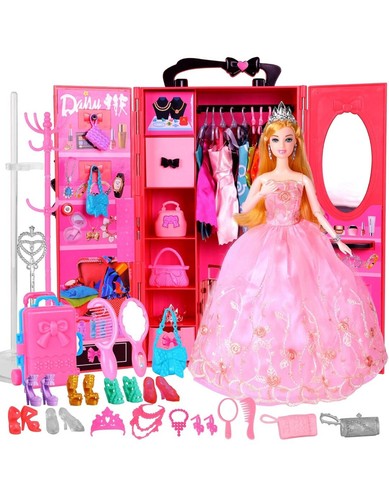 Armadio per barbie completo - barbie, di