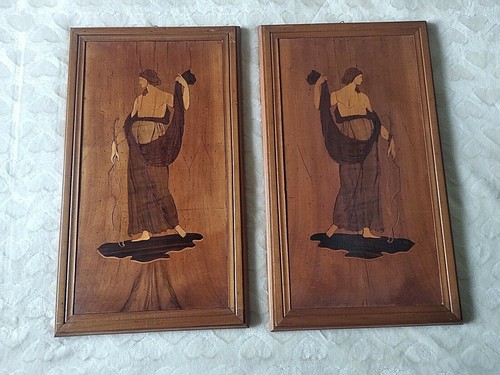Coppia quadri legno - in,