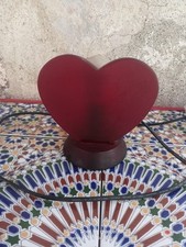 LAMPADA DA TAVOLO IN RESINA A FORMA DI CUORE