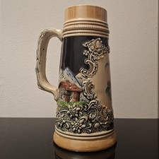 Boccale da Birra in Ceramica Original King 7 Da 1 Litro - Ottime Condizioni 