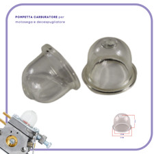 POMPETTA primer per CARBURATORE decespugliatore e tagliaerba ECHO STIHL tosaerba