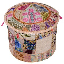 Copripouf rotondo patchwork