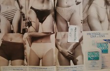 NEUTRO ROBERTS CON INTIMO FEMMINILE 1998 PUBBLICITÀ ADVERTISING WERBUNG CLIPPING