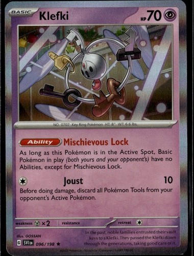 Klefki rara sv01 - klefki, scarlatto